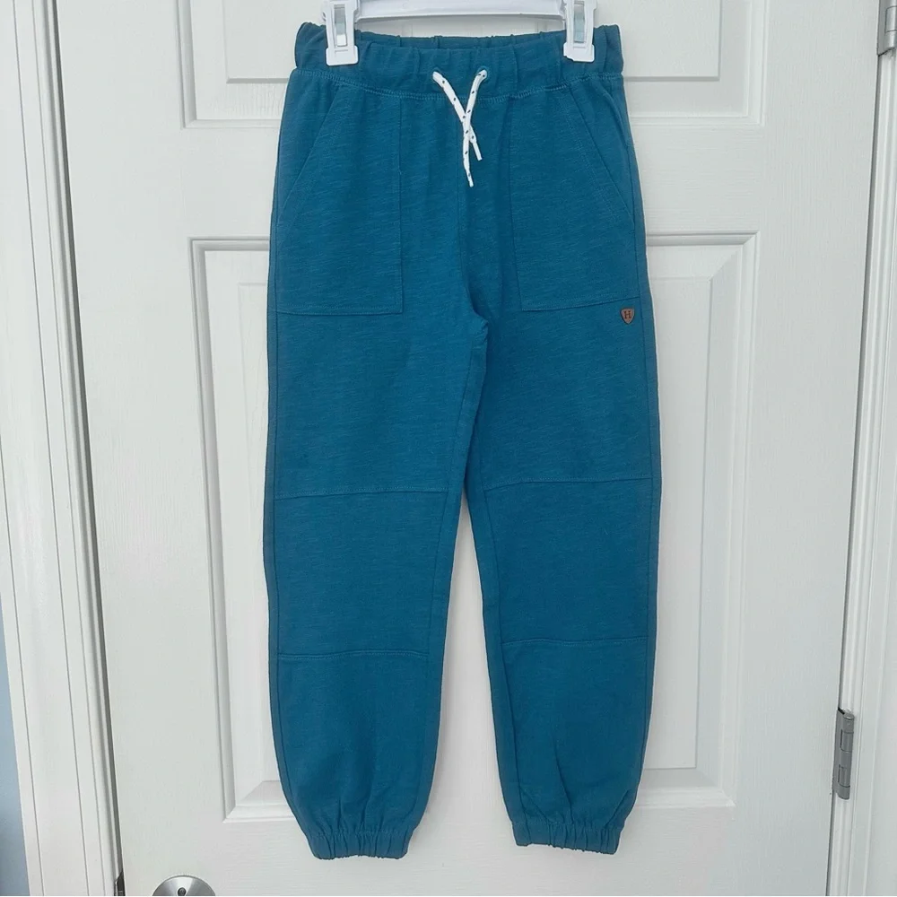 NWT Hatley Boys Cozy Pants Moroccan Blue Sweatpants Jogger Sz 7